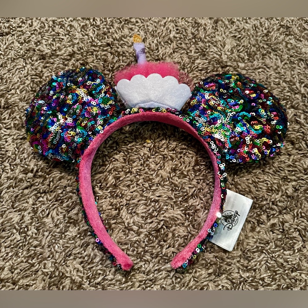 Disney Birthday Cupcake Ears